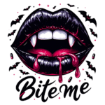 Halloween Bite Me Design - T-Shirt