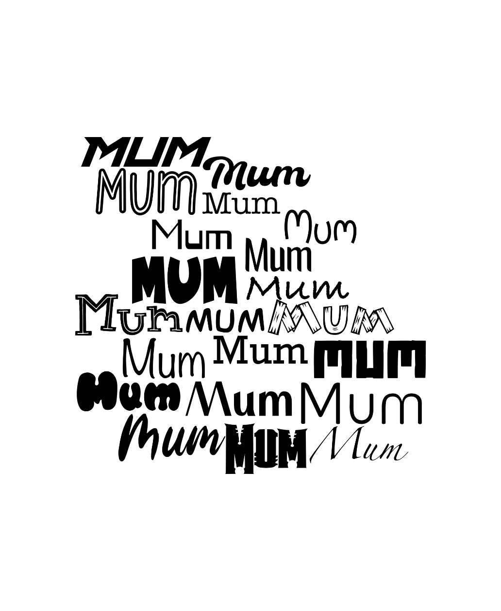 mum mum mum Mum Mum Mum - T-Shirt - Image 1